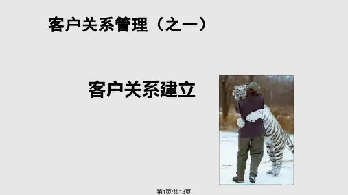 客户体系培训之一PPT课件