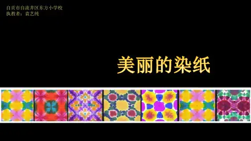 2.美丽的染纸