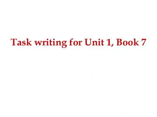 M7U2 writing