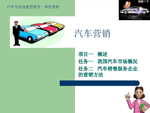 汽车营销 培训课件
