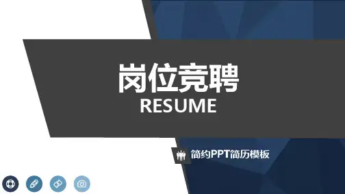 定制级别竞聘演讲PPT