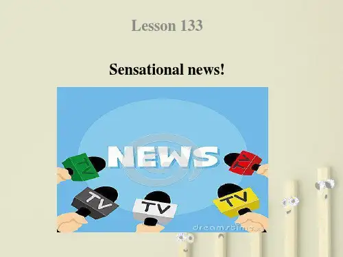 新概念英语第一册课件--Lesson133--134(共38张PPT)