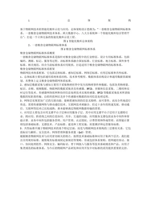 智能化粮库示范与应用