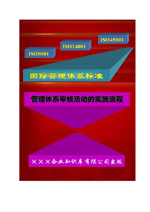 管理体系审核活动的实施流程