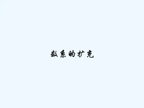 数系的扩充 PPT