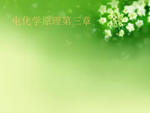 电化学原理第三章优秀课件