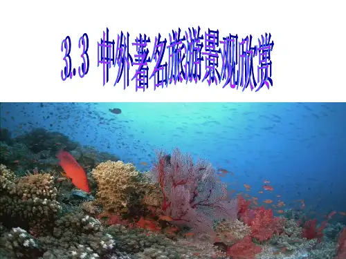 3.3中外著名旅游景观欣赏PPT课件