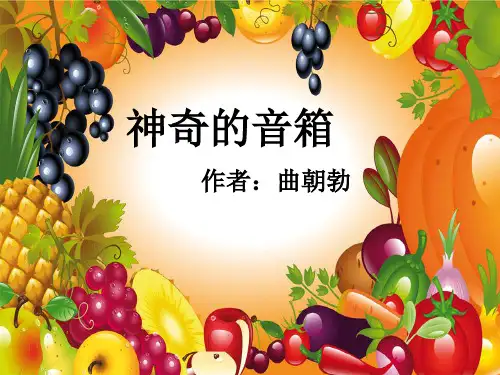 神奇的音箱(修改)分析