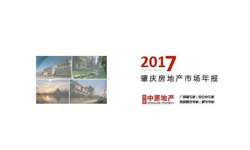 [中原]2017年-肇庆房地产市场年报