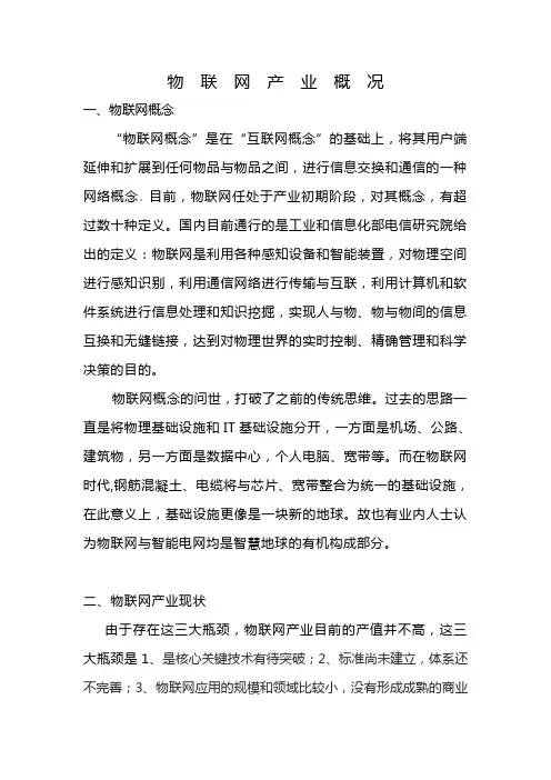 物联网产业概况