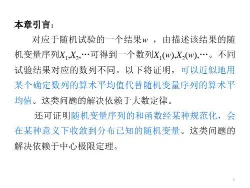 理学大数定律与中心极限定理
