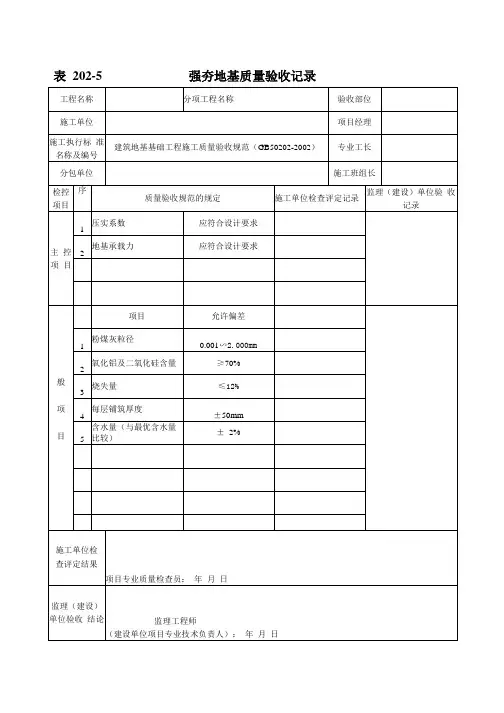 土地整理资料表格