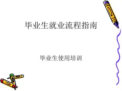 毕业生就业流程指南(PPT 44张)