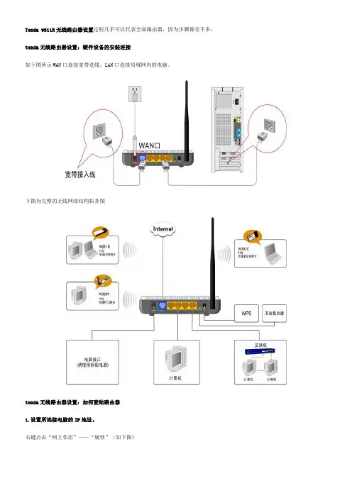 腾达W311R无线路由器设置教程