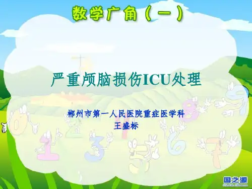 严重颅脑损伤ICU处理