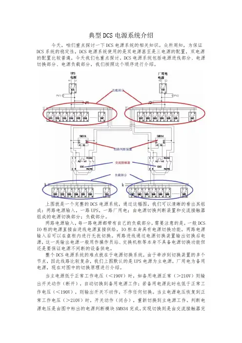 典型DCS电源系统介绍