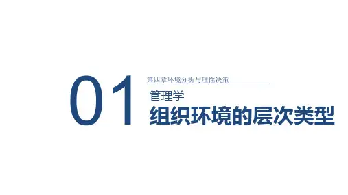 管理学02-组织环境的层次类型