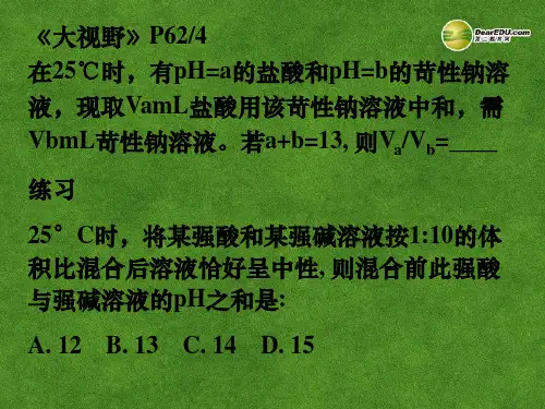 湖南省吉首市民族中学高二化学 《盐类的水解 第一课时》课件