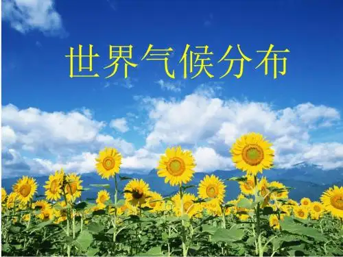世界气候分布