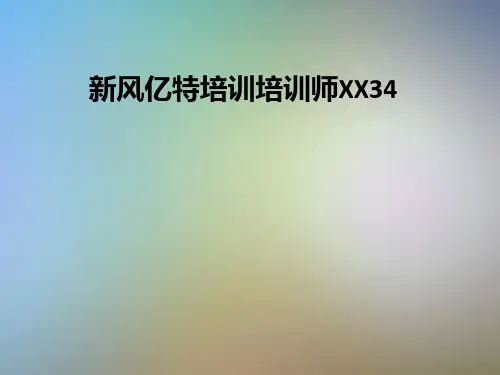 新风亿特培训培训师XX34