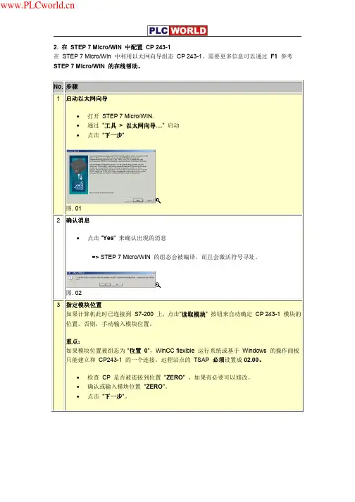 S7-200和WINCC flexible通讯