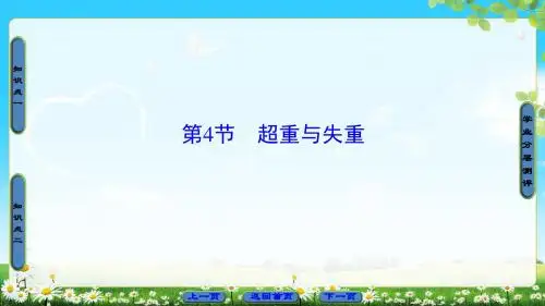 2017-2018学年鲁科版必修1第6章第4节超重与失重课件(33张)