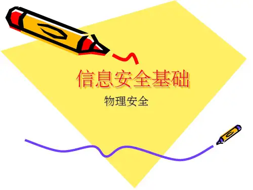 信息安全 第二章 物理安全ppt课件