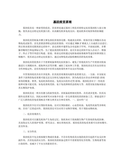 基因疫苗原理