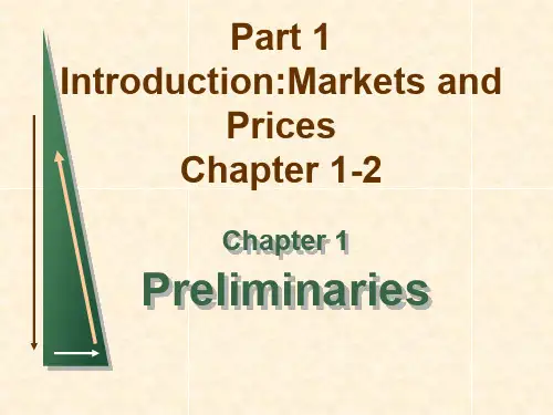 chapter_1Preliminaries(微观经济学-华侨大学,JeffCal