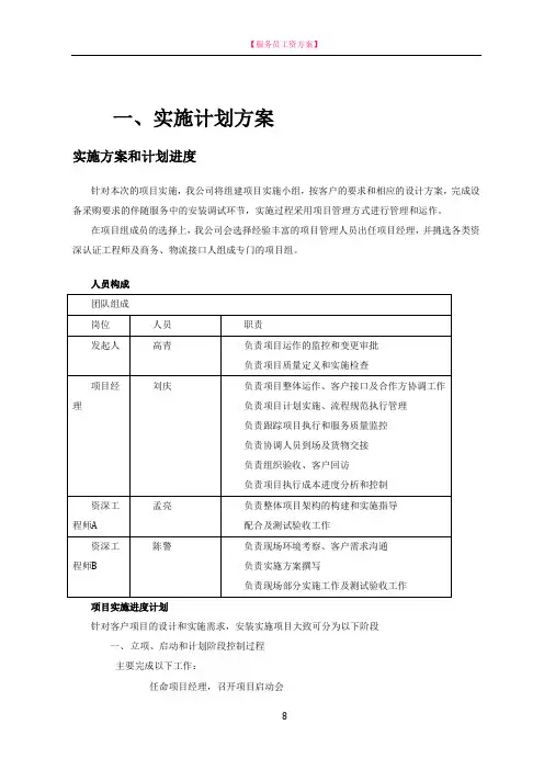 服务器安装方案