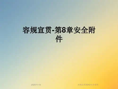 容规宣贯第8章安全附件