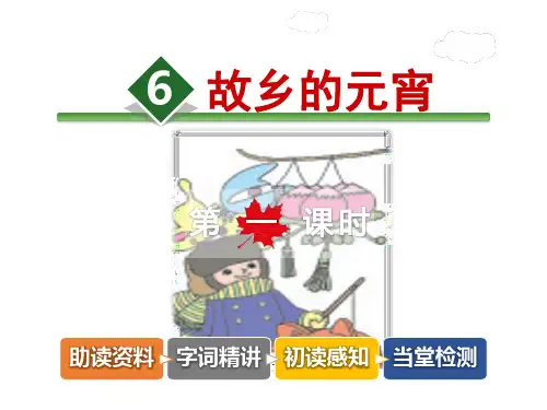故乡的元宵PPT