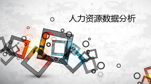【通用】人力资源数据分析