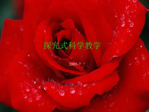 探究式科学教学ppt课件