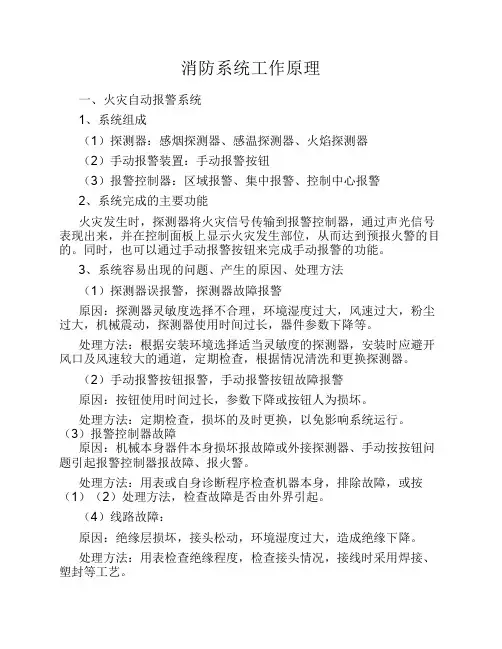 消防系统工作原理