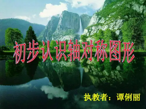 初步认识轴对称图形1