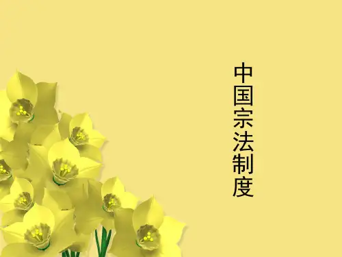 中国宗法制度 PPT课件 (2)