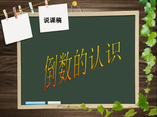 倒数的认识 PPT课件