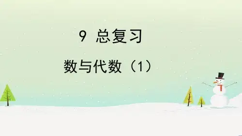 人教版数学一年级上册 数与代数(1) (1)