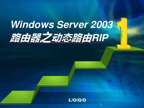 第五课Windows-Server-2003路由器之动态路由RIPPPT课件