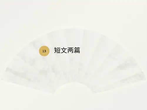部编版九年级语文下册第13课短文两篇课件