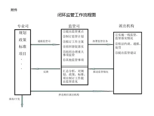 闭环监管工作流程图