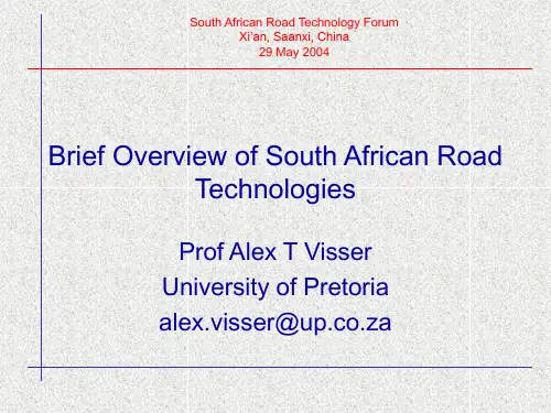 South Africa Road