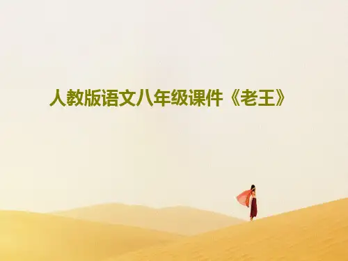 人教版语文八年级课件《老王》16页PPT