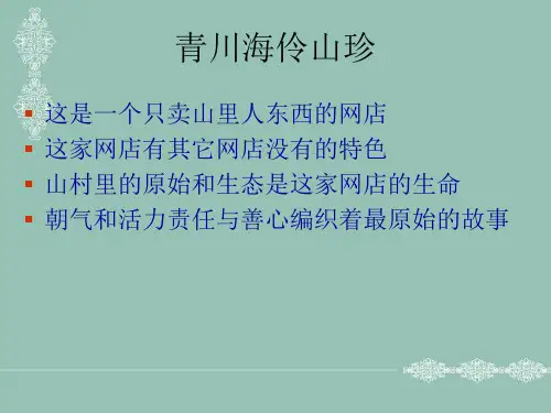 介绍网点PPT