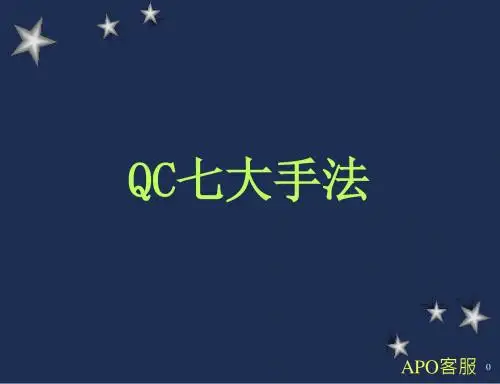 2019-QC七大手法(单军成)-文档资料
