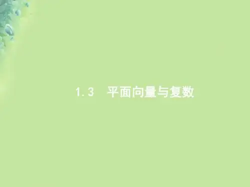 高考数学二轮复习专题一集合、逻辑用语、不等式等1.3平面向量与复数课件文