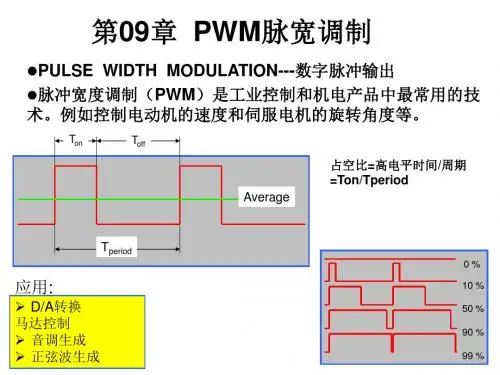 09章 PWM脉宽调制