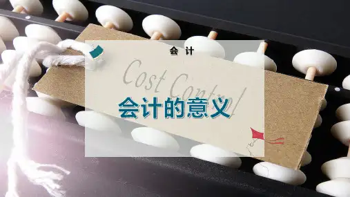 会计的意义