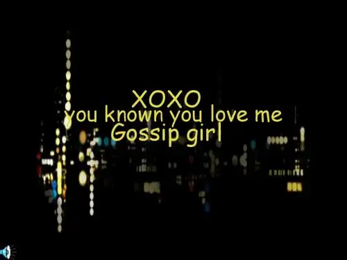 gossip girl 绯闻女孩 大学演讲PPT